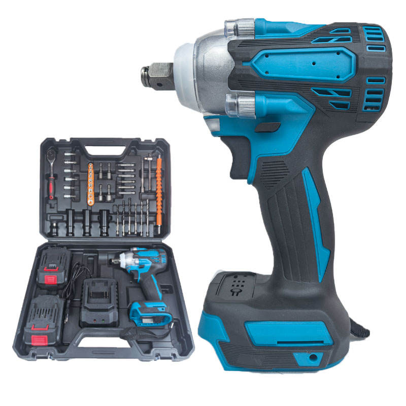 21V Electric Brushless Impact Wrench Cordless 1/2 Socket Wrench DIY Industrial Grade Charging Tool Lithium Battery - 3